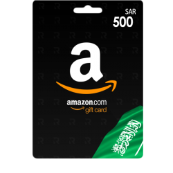 شراء بطاقة هدايا أمازون سعودي 500 ريال من متجر ريكس سوق