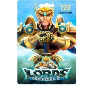 بطاقة لعبة لوردس موبايل 123 جوهرة | ريكس سوق
