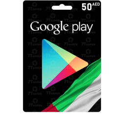 احصل على بطاقة شحن قوقل بلاي بقيمة 50 درهم إماراتي من متجر ريكس سوق