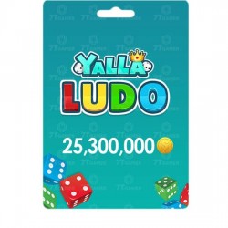 بطاقة شحن يلا لودو  25,300,000 قطعة ذهبية | عزز رصيدك وسيطر على الطاولة! بطاقة شحن يلا لودو  25,300,000 قطعة ذهبية | عزز رصيدك وسيطر على الطاولة!