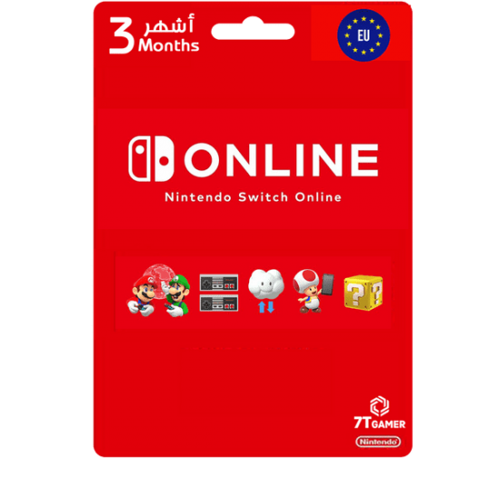 اشتراك نينتندو سويتش اون لاين 3 أشهر: ودّع الملل واستمتع بتجربة لعب استثنائية! اشتراك نينتندو سويتش اون لاين 3 أشهر: ودّع الملل واستمتع بتجربة لعب استثنائية!