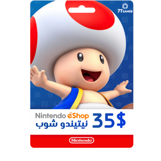 بطاقة شحن Nintendo eShop أمريكي 35$ – ريكس سوق بطاقة شحن نينتندو Nintendo eShop أمريكي 35$ شحن فوري
