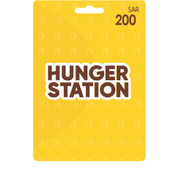 بطاقة هدايا هنقرستيشن بقيمة 200 ريال - بطاقة شحن محفظة Hungerstation بطاقة هدايا هنقرستيشن بقيمة 200 ريال - بطاقة شحن محفظة Hungerstation