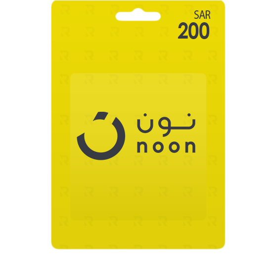 بطاقة نون 200 ريال (المتجر السعودي) - تسليم فوري على الايميل بطاقة نون 200 ريال (المتجر السعودي) - تسليم فوري على الايميل