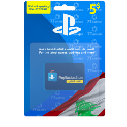 اشتري الآن بطاقة بلايستيشن ستور لبناني بقيمة 5 دولار - عروض حصرية!