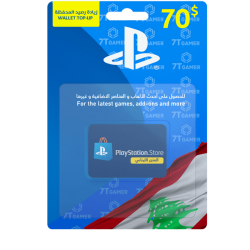 اشترِ الآن بطاقة بلايستيشن ستور لبناني 70 دولار - عروض حصرية!