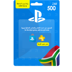 احصل على بطاقة شحن بلايستيشن ستور جنوب إفريقيا 500 زار من متجر ريكس سوق اليوم احصل على بطاقة شحن بلايستيشن ستور جنوب إفريقيا 500 زار من متجر ريكس سوق اليوم