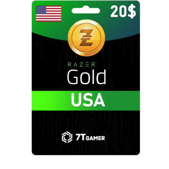 شراء بطاقة ريزر قولد 20$ للحساب الامريكي razer gold gift card شراء بطاقة ريزر قولد 20$ للحساب الامريكي razer gold gift card