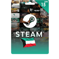 بطاقة ستيم كويتي 15 دينار – شحن رصيد Steam بسهولة وأمان