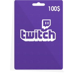 احصل على بطاقة هدايا تويتش 100 دولار للحساب الأمريكي - عروض حصرية!