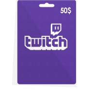 احصل على بطاقة هدايا تويتش 50 دولار للحساب الأمريكي - عروض حصرية!