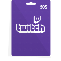 احصل على بطاقة هدايا تويتش 50 دولار للحساب الأمريكي - عروض حصرية!