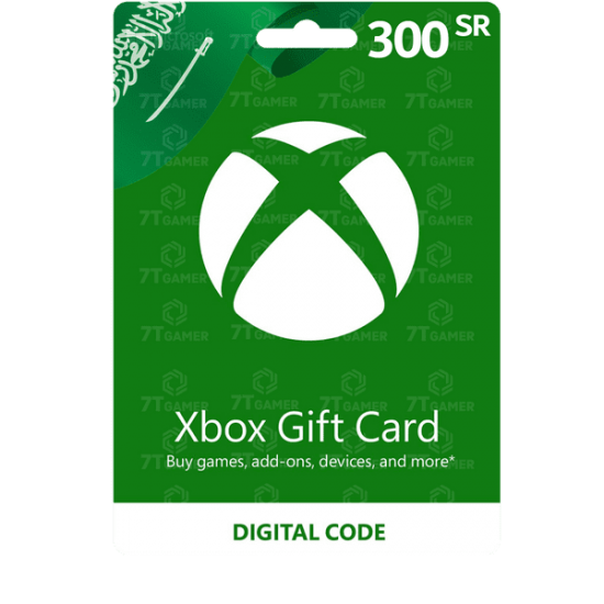 بطاقة شحن اكس بوكس 300 ريال سعودي - X-box Saudi بطاقة شحن اكس بوكس 300 ريال سعودي - X-box Saudi