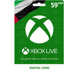 بطاقة إكس بوكس الإماراتية بقيمة 59 درهم تسليم فوري على الايميل