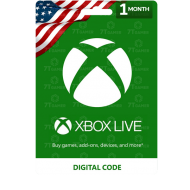 بطاقة اكس بوكس لايف 1 شهر امريكي تسليم فوري علي الايميل
