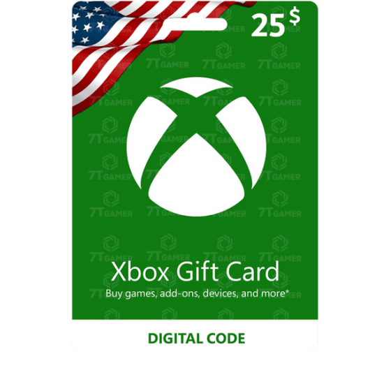 بطاقة هدايا إكس بوكس 25 دولار أمريكي | Xbox Gift Card بطاقة هدايا إكس بوكس 25 دولار أمريكي | Xbox Gift Card