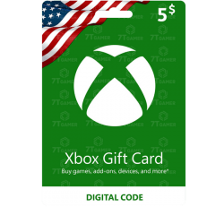 بطاقة هدايا اكس بوكس 5$ متجر الامريكي | Xbox Gift Cards!