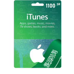بطاقة شحن ايتونز 1100 ريال سعودي تسليم فوري iTunes 1100 SAR بطاقة شحن ايتونز 1100 ريال سعودي تسليم فوري iTunes 1100 SAR