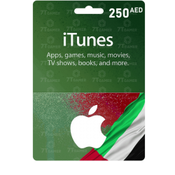 شراء بطاقة شحن الايتونز ابل 250 درهم اماراتي مسبقة الدفع تسليم فوري