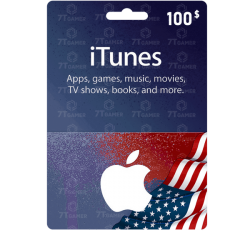 شراء بطاقة شحن iTunes ب 100 دولارًا أمريكي | ارخص بطاقات ايتونز امريكي