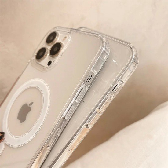 جراب مغناطيسي شفاف متوافق مع MagSafe - حماية فائقة وأناقة لا مثيل لها جراب مغناطيسي شفاف متوافق مع MagSafe - حماية فائقة وأناقة لا مثيل لها
