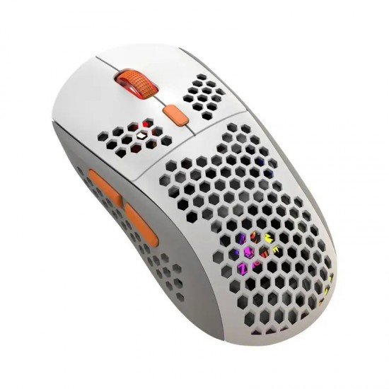 ماوس ألعاب خفيف 69G خلية نحل RGB 6 أزرار – ريكس سوق