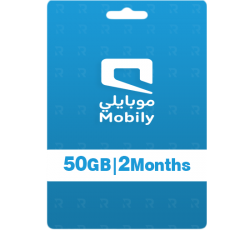 استمتع بتجربة اتصال مميزة: بطاقة بيانات موبايلي 50 جيجا شهرين - متجر ريكس سوق