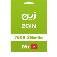 شحن إنترنت زين 75 جيجا + 75 جيجا يوتيوب – صلاحية شهرين شحن إنترنت زين 75 جيجا + 75 جيجا يوتيوب – صلاحية شهرين